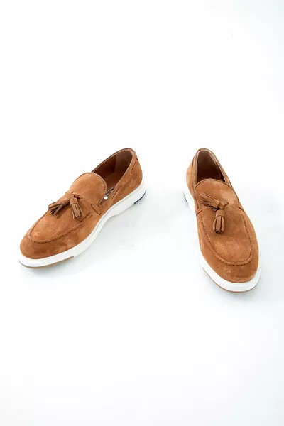 تان الرجال من جلد الغزال شرابة المتسكع