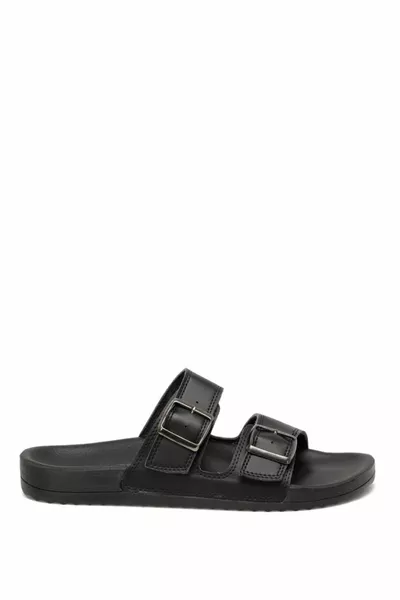 Schwarze Hausschuhe für Herren