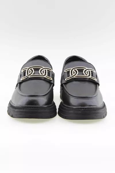 Черни дамски обувки Loafer Confort