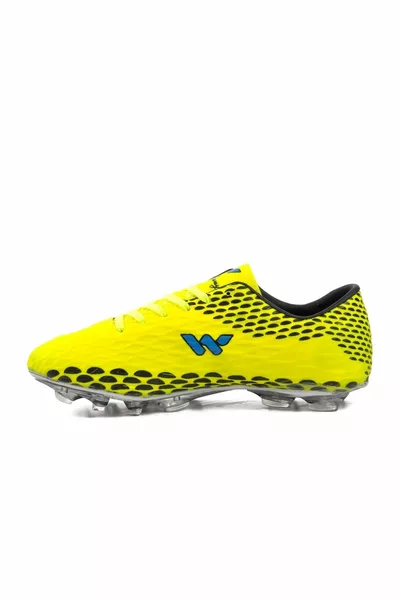 Victor Yellow Lace-Up Men's Football Boots