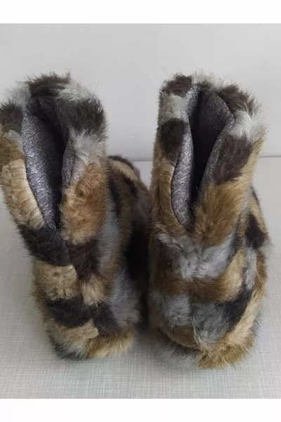 أفخم براون كريم اللون باندوف البيت الأحذية