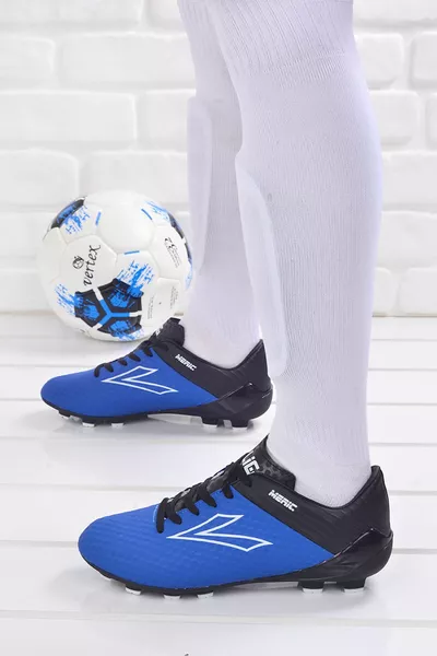 Meriç كم كرامبون تيرف فيلد أحذية كرة قدم رياضية للرجال أزرق