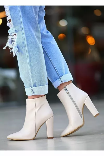 Feles Talon Classic Bottes Femme NUT