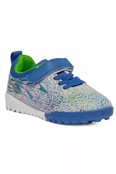 Cool Messi Professional Kids Astroturf Schoenen GRIJS