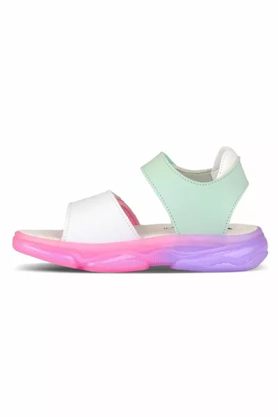 لورا صندل مضاء للأطفال مضاء لتقويم العظام أبيض