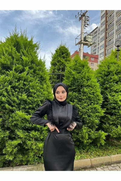 فساتين سهرة محجبة نسائية