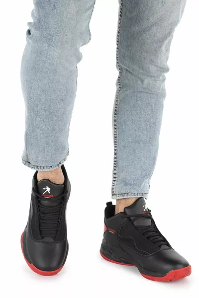  Basketball Men's Sneakers Black - Red