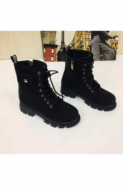New Season Max Fashion Non Slip Sole Zipper Girls Black Postal