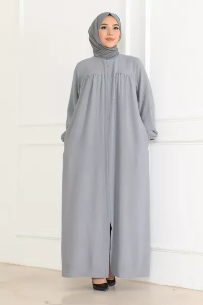 Дневна рокля с копчета в стил Мевлана