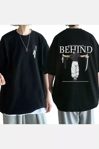 Anime Fushiguro Toji Behind T-Shirt