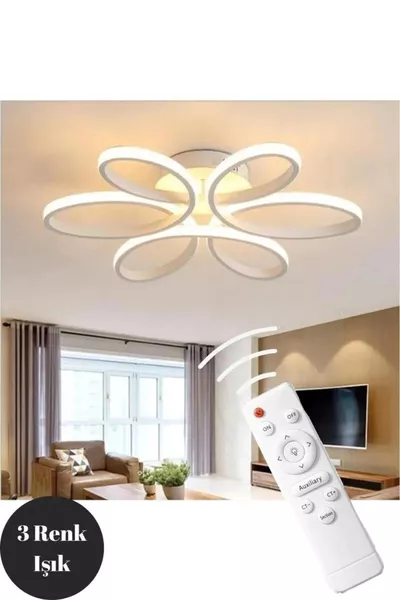 Modern Stella White Case White LED Ceiling Chandelier  Cm Diameter