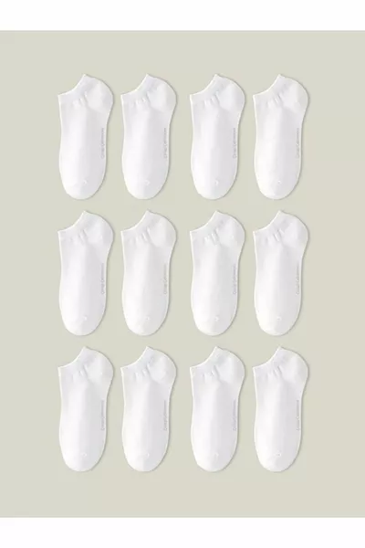 Calze corte bianche modello Basic  pezzi