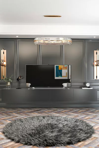 Milan TV Unit Wall-Mounted - Freestanding Use Cm