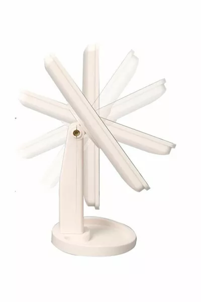 LED Light Desktop Makeup Mirror Pink