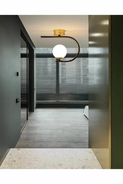 Алин Модел Модерен Метален Единичен Полилей Злато