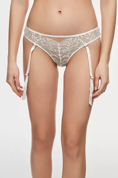 Perizoma brasiliano bianco Delicious Garter