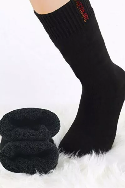 Chaussettes thermiques d'hiver par lot de 3, vêtements Balal résistants 