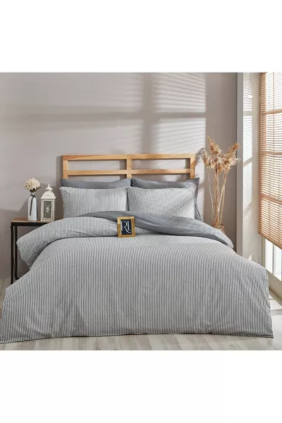 Zebra Organisch Dekbedovertrekset Tweepersoons (ZONDER HOESLAKEN)