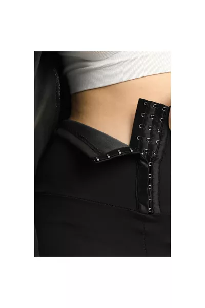 Fit Сауна Сауна отслабваща, стесняваща с два размера, оформяща тялото, висока талия, сауна клин с цип