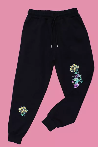 Girls' 3-Piece Printed Sweatpants