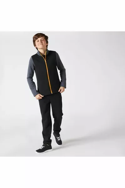 Domyos Kids Black Tracksuit - Warmy Zip
