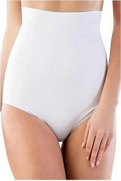 Vetverminderende Laser Cut Slip Korse Wit