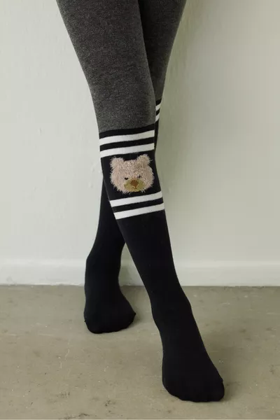 Collants noirs Pretty Bear