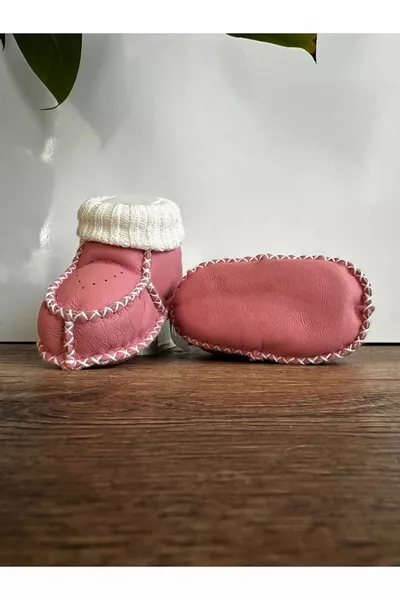 Chaussons bébé % Cuir d’Agneau, Penduf, Premier Pas