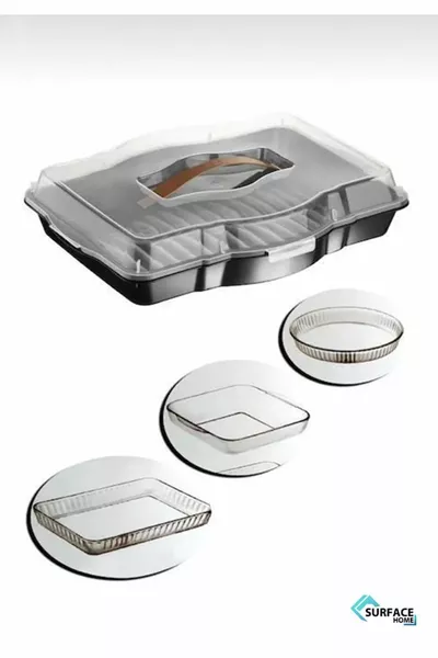 Контейнер для переноса Home Trio Kek/боркам с дымчатым оттенком