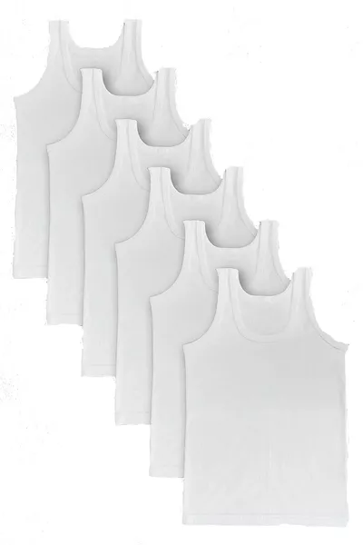 Boys' 6-Pack Cotton Tank Tops