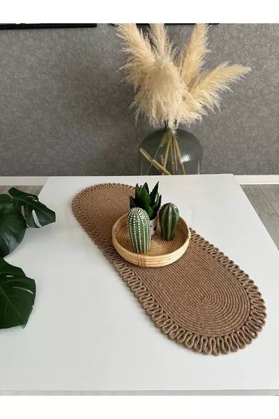 Джут, соломка, дорожка, американская салфетка, подставка, скатерть, покрывало для столика, декор, презентация