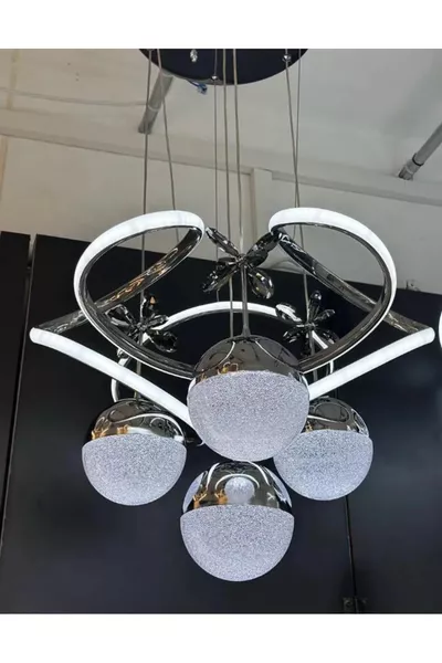 نجف معلق بطراز Seka Kyhn Dron مع 4 لمبات LED - نموذج لغرفة المعيشة