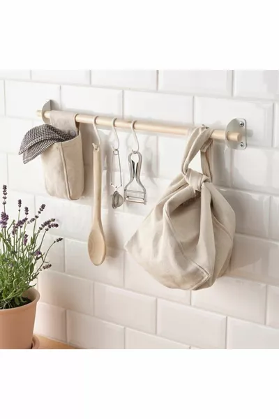 Настенный деревянный рейлинг Nereby Cm