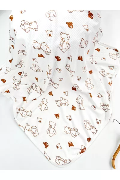 Одеяло с десен и пелена  см памучна тъкан