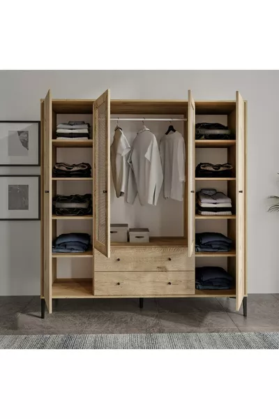 Armadio a 4 Ante Trio (%MDF)