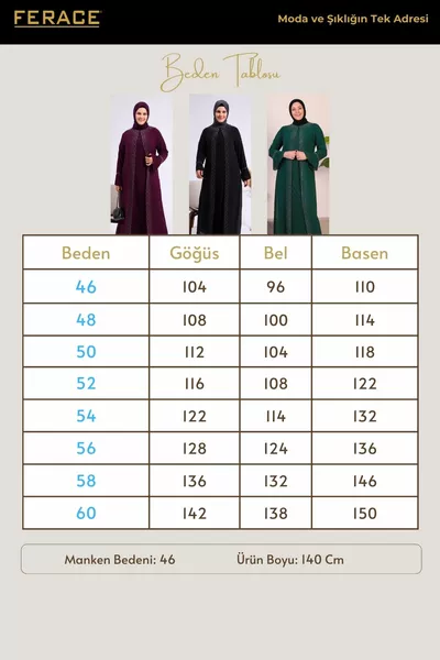 Vrouwen Plus Size Steen en Parel Patroon Mouwen Geplooide Moeder Hijab Avondjurk Set