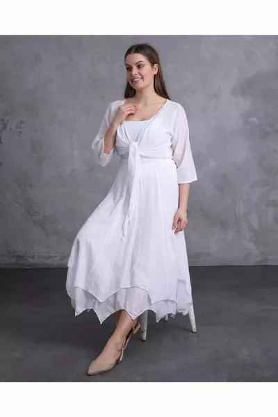 Jupe de style bohème ethnique coupe asymétrique