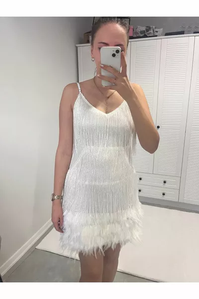 ABITO AFTERPARTY CON NAPPINE PIUMATE