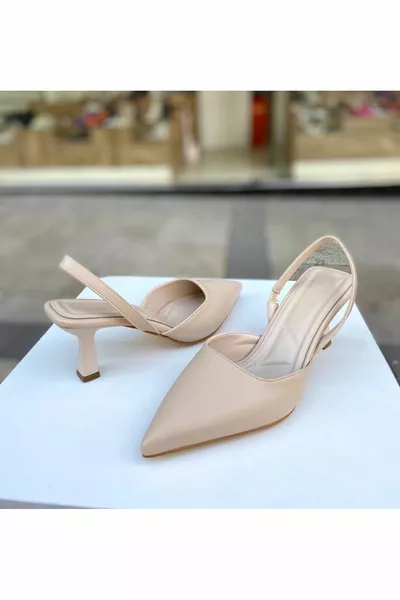Beige skin 5 cm heels 