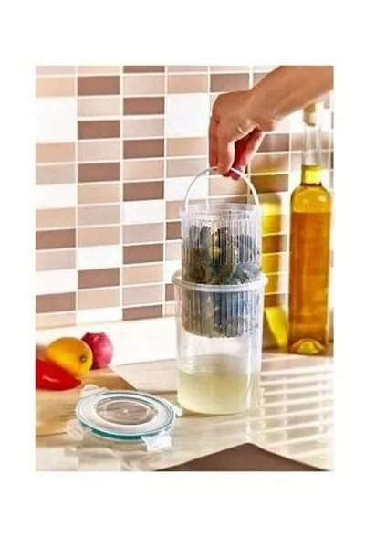Оливковая 2 шт. ёмкость для маринования оливок с фильтром 1,5 л
