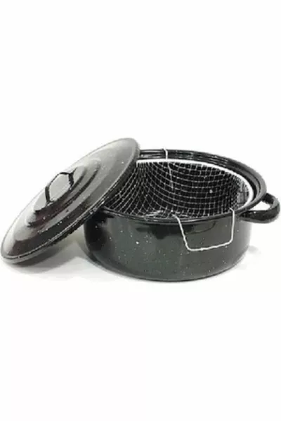 Pentola per friggere smaltata  cm