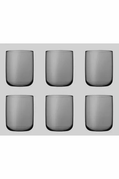 Pasabahce Iconic Bicchiere d'Acqua Grigio cc - 6 Pezzi
