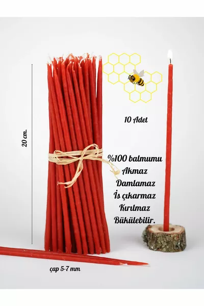 Cerimonia dei desideri Candela di cera rituale  pezzi Slim Thin  cm Dimensione 5-7 mm Diametro