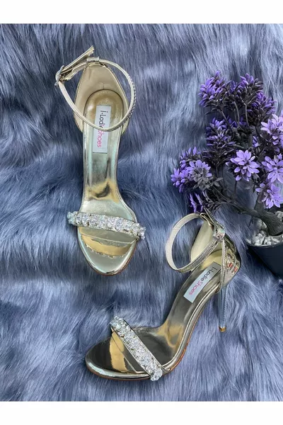 Зеркальная модель Каменные сандалии Женская обувь