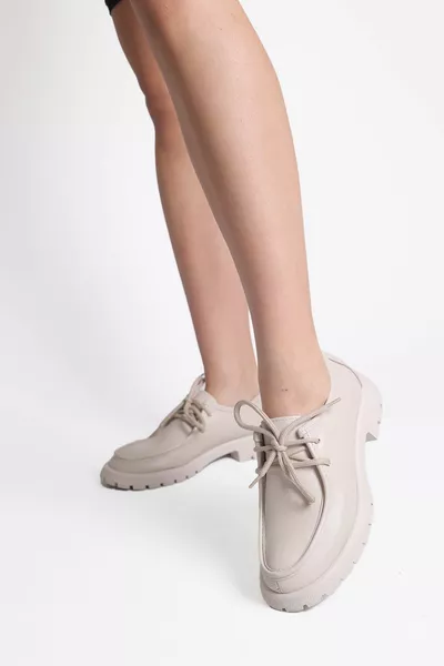 Genuine Leather Elastic Rubber Sole