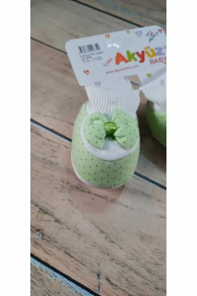 Baby gekamde slofjes