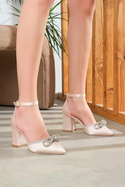 Risa Women's Bow Stone Evening Heels