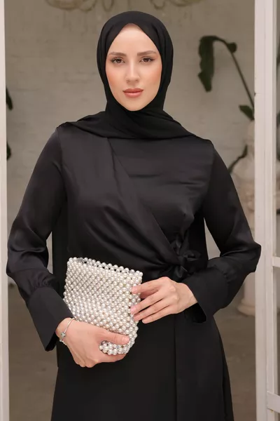 Abiti da sera in raso Black Tie