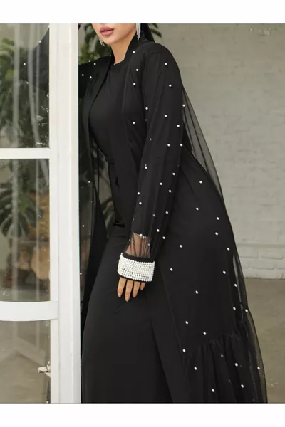 Abito Pearl Double Abaya