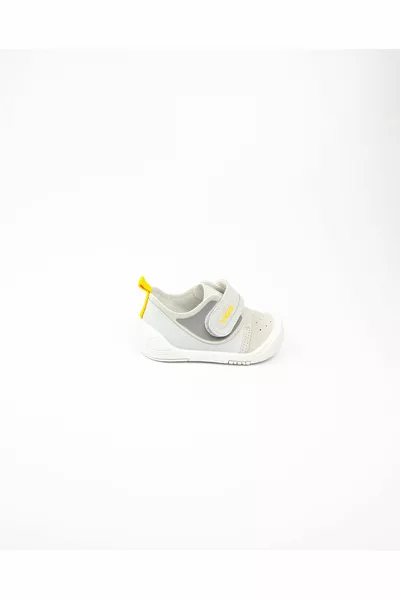 . Y.  Uki Grijze First Step Schoenen